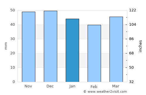 Straubing average rain in January