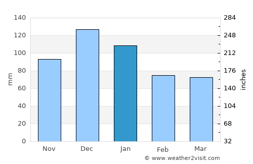 Sultanbeyli average rain in January