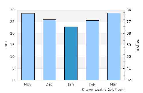 Şuraabad average rain in January