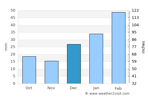 Surubim average rain in December