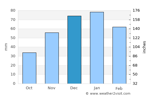 Susanville average rain in December