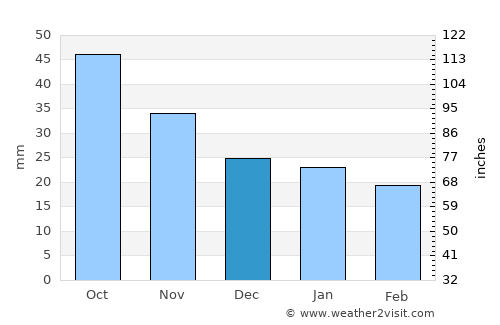 Suzun average rain in December