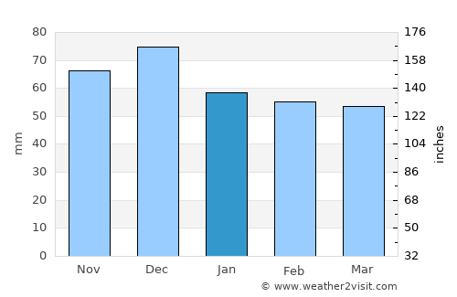 Svilengrad average rain in January