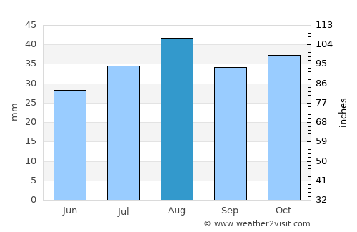 Swan Hill average rain in August