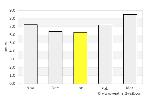 Sylvester average rain in January