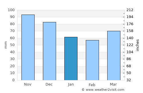 Syracuse average rain in January