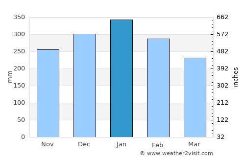 Tagcatong average rain in January
