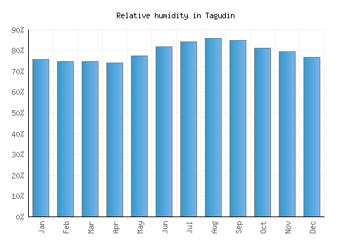Tagudin relative humidity averages