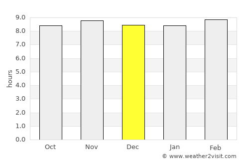 Tamayo average rain in December
