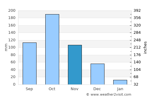 Tāttayyangārpettai average rain in November