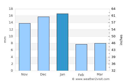 Tepechitlán average rain in January