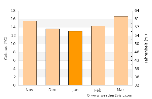 Tepechitlán average temperature in January