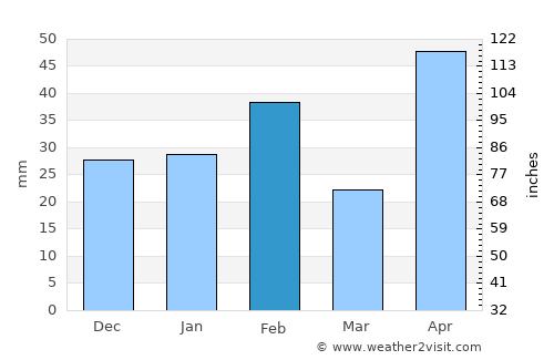 Tilden average rain in February