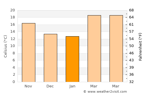 Tlahualilo de Zaragoza average temperature in January