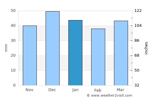 Tokat average rain in January