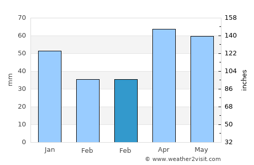 Traverse City average rain in February