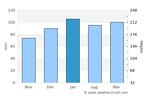 Trenton average rain in January