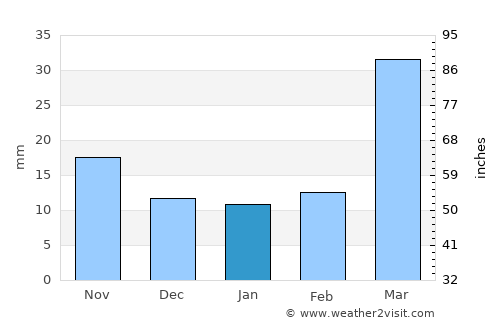 Trenton average rain in January