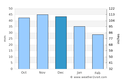 Trubchevsk average rain in December