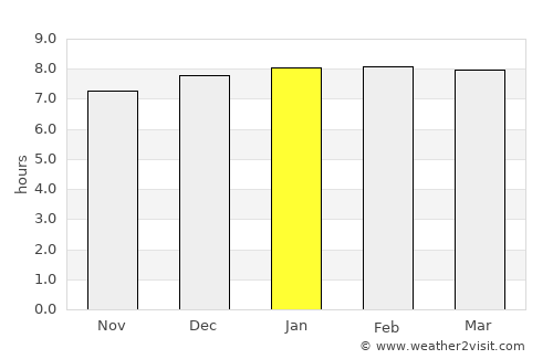 Tshaneni average rain in January