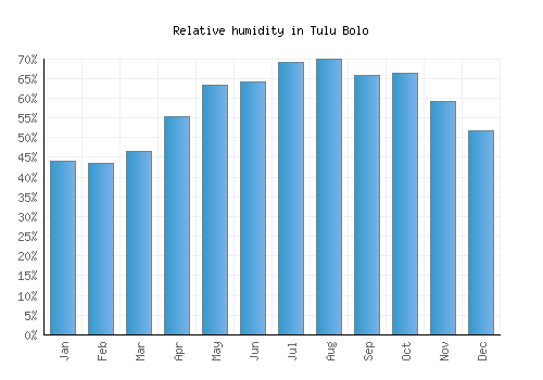 Tulu Bolo relative humidity averages