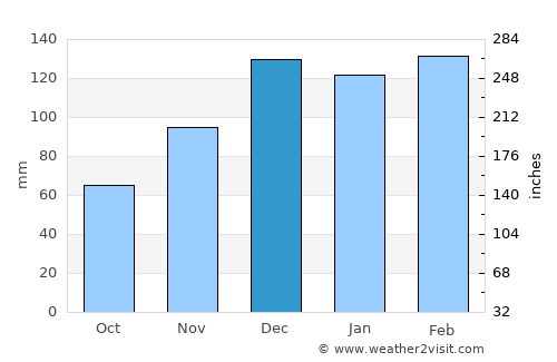 Tuskegee average rain in December
