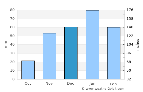 Union City average rain in December