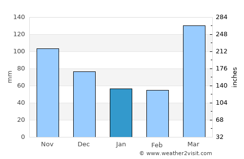 Usa average rain in January