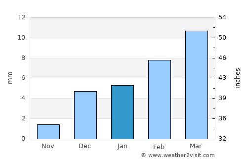 Usta Muhammad average rain in January