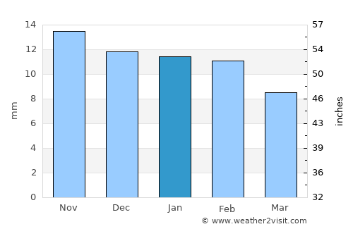 Van Horn average rain in January