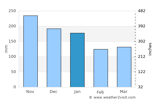Vestbygd average rain in January