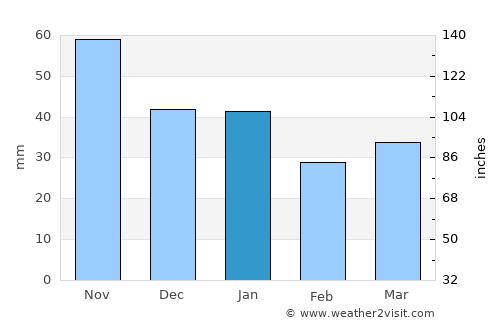 Vieremä average rain in January