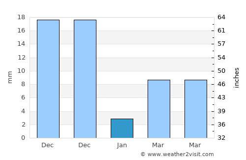 Vijayapura average rain in January