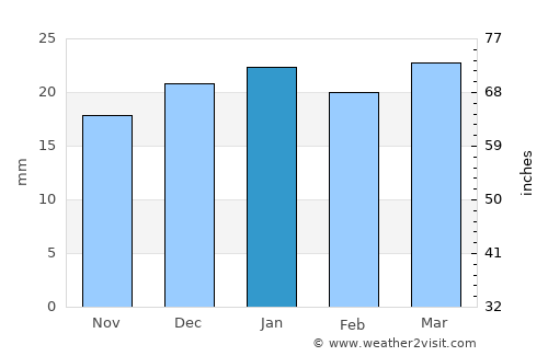 Virden average rain in January