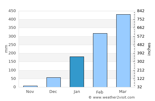 Viseu average rain in January