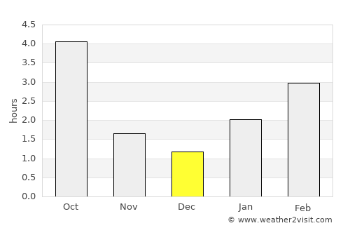 Vyetka average rain in December