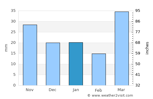 Wadena average rain in January
