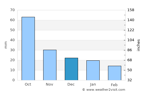 Walker average rain in December