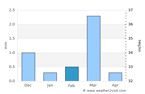 Wānkāner average rain in February