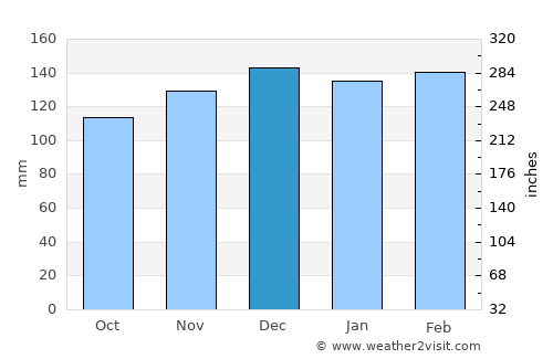 Waynesville average rain in December