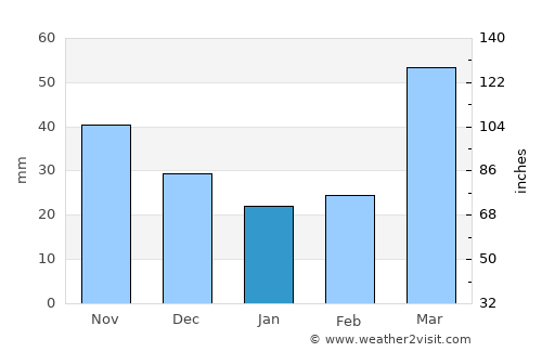 Webster City average rain in January