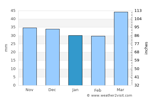 West Valley City average rain in January