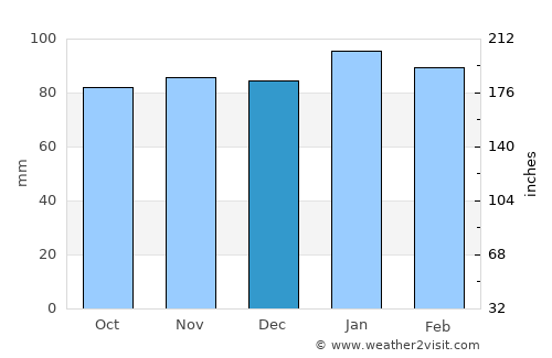 Williamsburg average rain in December