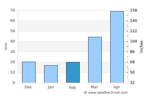 Windom average rain in February