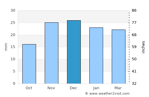 Winnemucca average rain in December