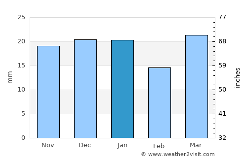 Winnipeg average rain in January