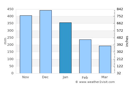Wright average rain in January