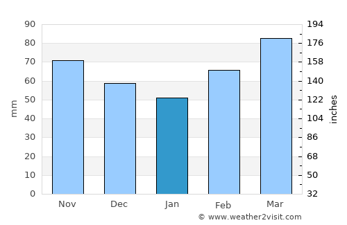 Wylie average rain in January