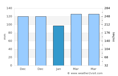 Wynne average rain in January