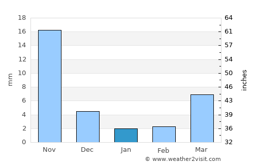 Yādgīr average rain in January